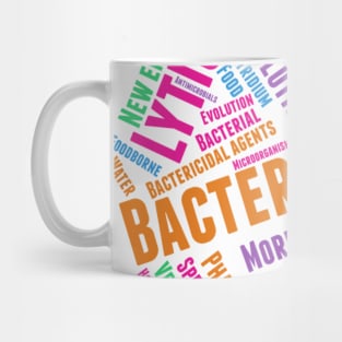 Bacteriphage word cloud Mug